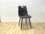 Eetkamerstoel Raina microvezel antraciet