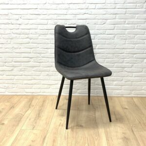 Eetkamerstoel Raina microvezel antraciet