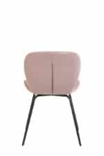Eetkamerstoel Violet stof oud roze