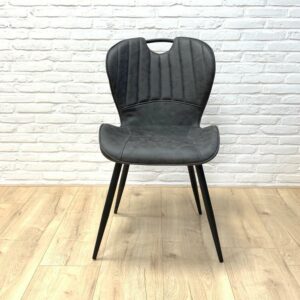 Eetkamerstoel Miya microvezel antraciet