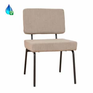 Stoel Espen taupe gerecycled polyester