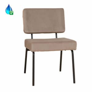 Stoel Espen taupe velvet