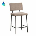 Kruk Espen taupe gerecycled polyester