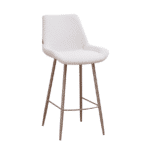 Barkruk Maud beige gerecycled polyester