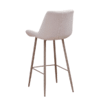 Barkruk Maud beige gerecycled polyester