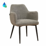 Stoel Lars groen gerecycled polyester