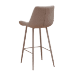 Barkruk Maud taupe gerecycled polyester