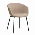 Stoel Ole taupe gerecycled polyester