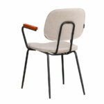 Stoel Oskar beige gerecycled polyester