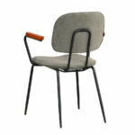 Stoel Oskar groen gerecycled polyester