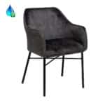 Stoel Chicago antraciet velvet