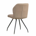 Stoel Fenris taupe gerecycled polyester