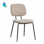 Stoel Ivar taupe gerecycled polyester