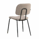 Stoel Ivar taupe gerecycled polyester