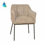 Stoel Jens taupe polyester