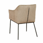 Stoel Jens taupe polyester