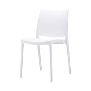 Tuinstoel Mayra kunststof wit