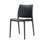 Tuinstoel Mayra kunststof zwart
