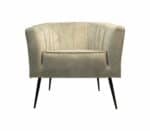 Fauteuil Chester wit polyester