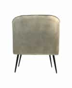 Fauteuil Chester wit polyester