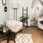 Fauteuil Chester wit polyester