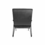 Fauteuil Chicago donkergrijs velours