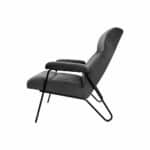 Fauteuil Chicago donkergrijs velours