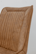 Eetkamerstoel Denver cognac polyester | set van 2