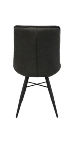 Eetkamerstoel Denver grijs polyester | set van 2