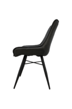 Eetkamerstoel Denver grijs polyester | set van 2