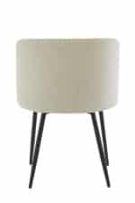 Eetkamerstoel Elyna boucle licht beige | set van 2