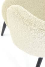 Eetkamerstoel Elyna boucle licht beige | set van 2