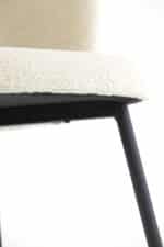 Eetkamerstoel Elyna boucle licht beige | set van 2