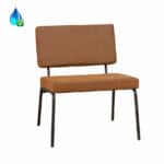 Fauteuil Espen cognac eco-leer