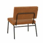 Fauteuil Espen cognac eco-leer