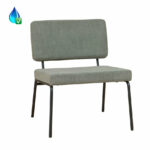 Fauteuil Espen groen gerecycled polyester