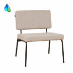 Fauteuil Espen beige gerecycled polyester