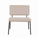 Fauteuil Espen beige gerecycled polyester