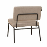 Fauteuil Espen taupe gerecycled polyester