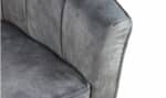 Fauteuil Chester antraciet polyester