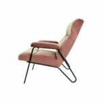 Fauteuil Chicago koperbruin velours