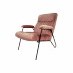 Fauteuil Chicago koperbruin velours