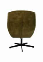 Fauteuil Cleveland groen/zwart polyester