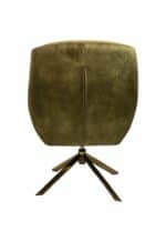 Fauteuil Cleveland groen/goud polyester