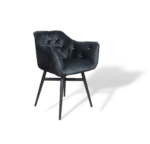 Eetkamerstoel Glendale antraciet velours