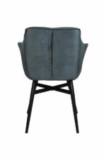 Eetkamerstoel Glendale niagara blauw velours