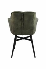 Eetkamerstoel Glendale jungle groen velours