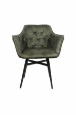 Eetkamerstoel Glendale jungle groen velours