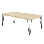 Steigerhouten bureau Jona met hairpin poten