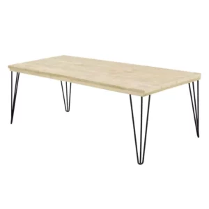 Steigerhouten bureau Jona met hairpin poten